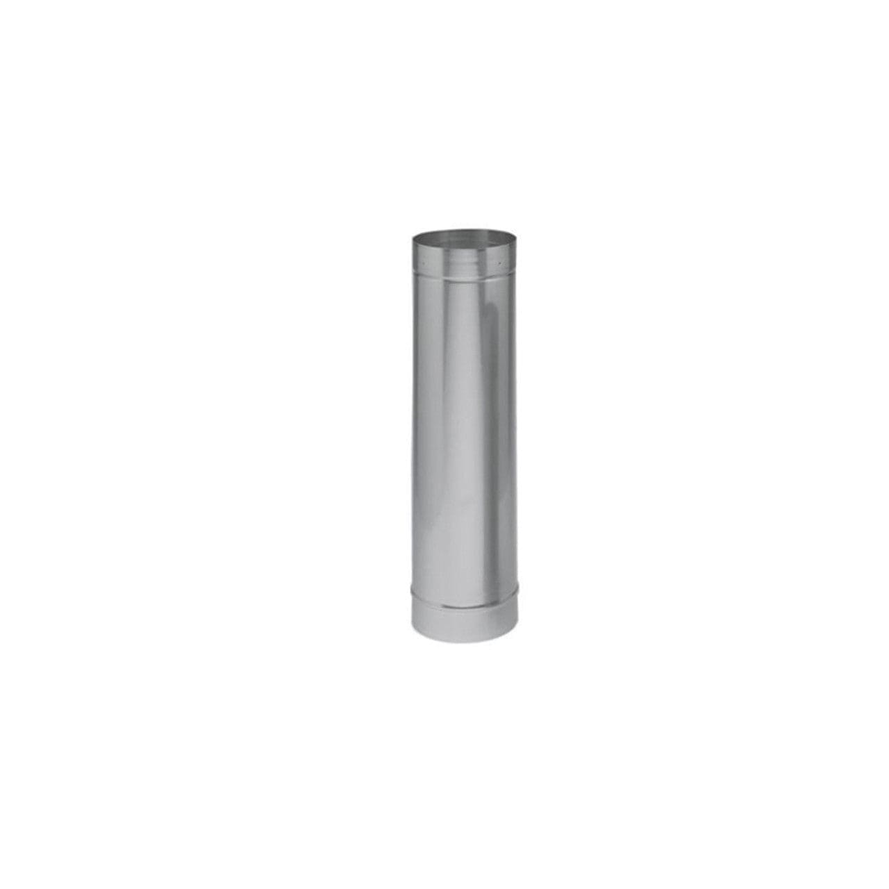 10" x 24" Heatfab 304-Alloy Stainless Steel Saf-T Vent Rigid Liner - 41005SS - Chimney Cricket