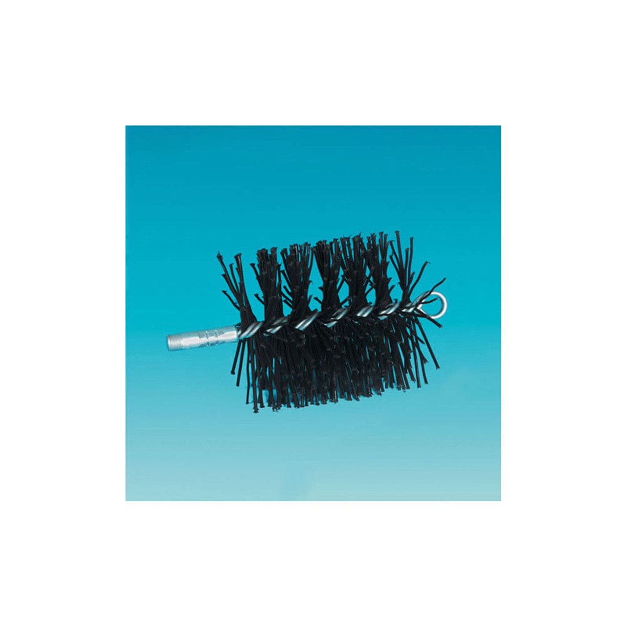 8" Poly Round Chimney Multi Flue Cleaning Brush with 3/8" PT - Chimney Cricket