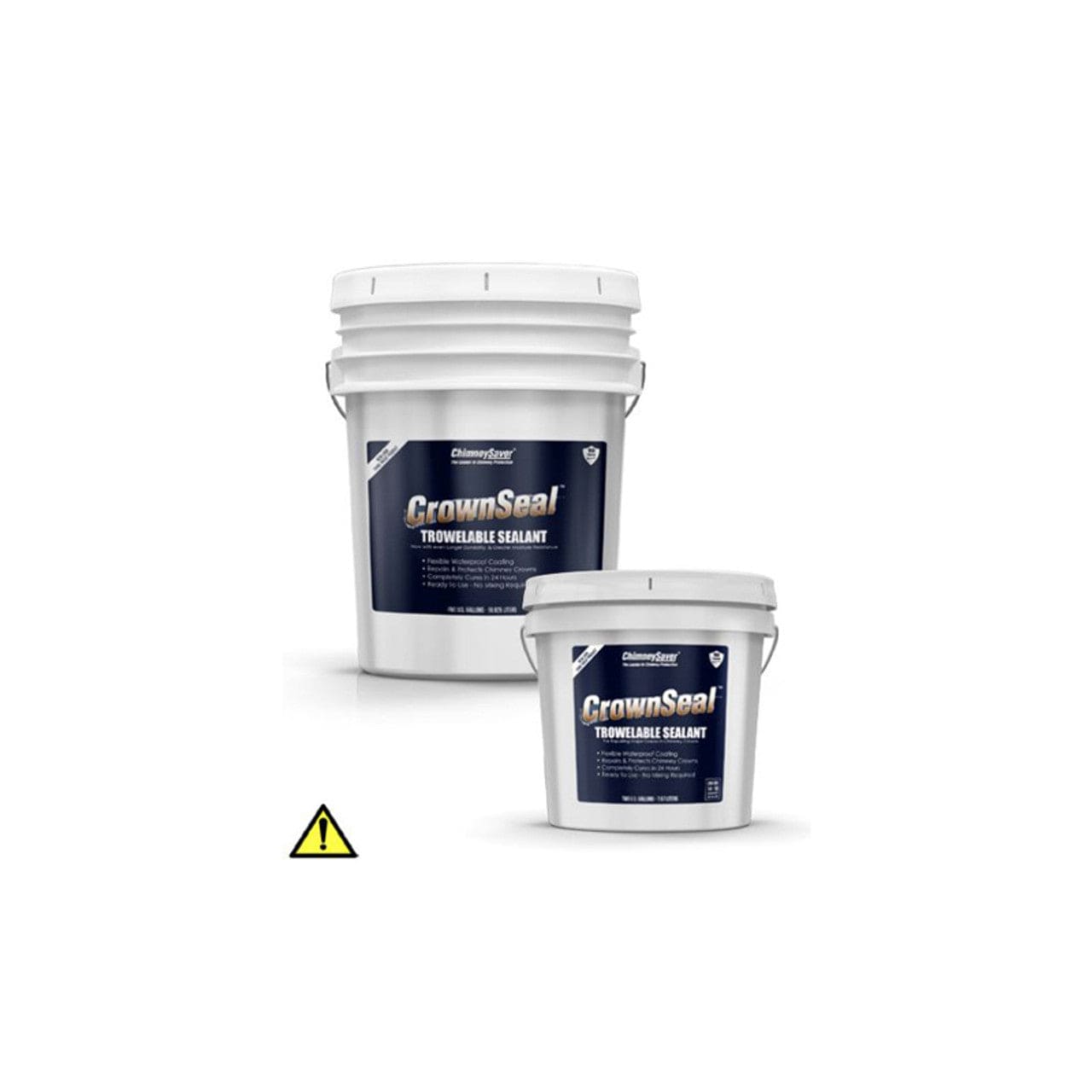 5 Gallons of CrownSeal Premixed Trowelable Sealant/Flexible Waterproof Coating - 300025 - Chimney Cricket