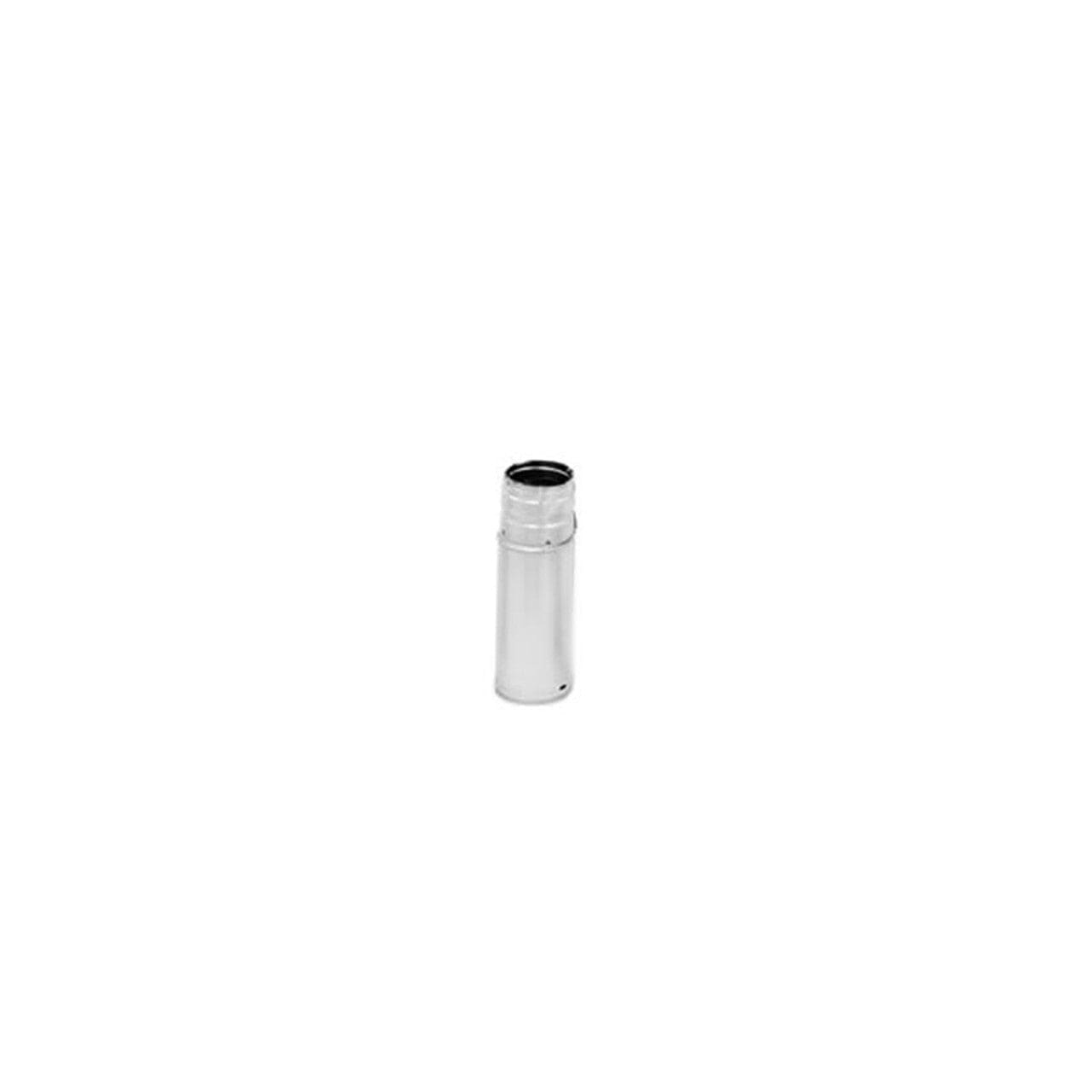 4" X 12" PelletVent Pro Galvalume Pipe Extension - 4PVP-12A - Chimney Cricket