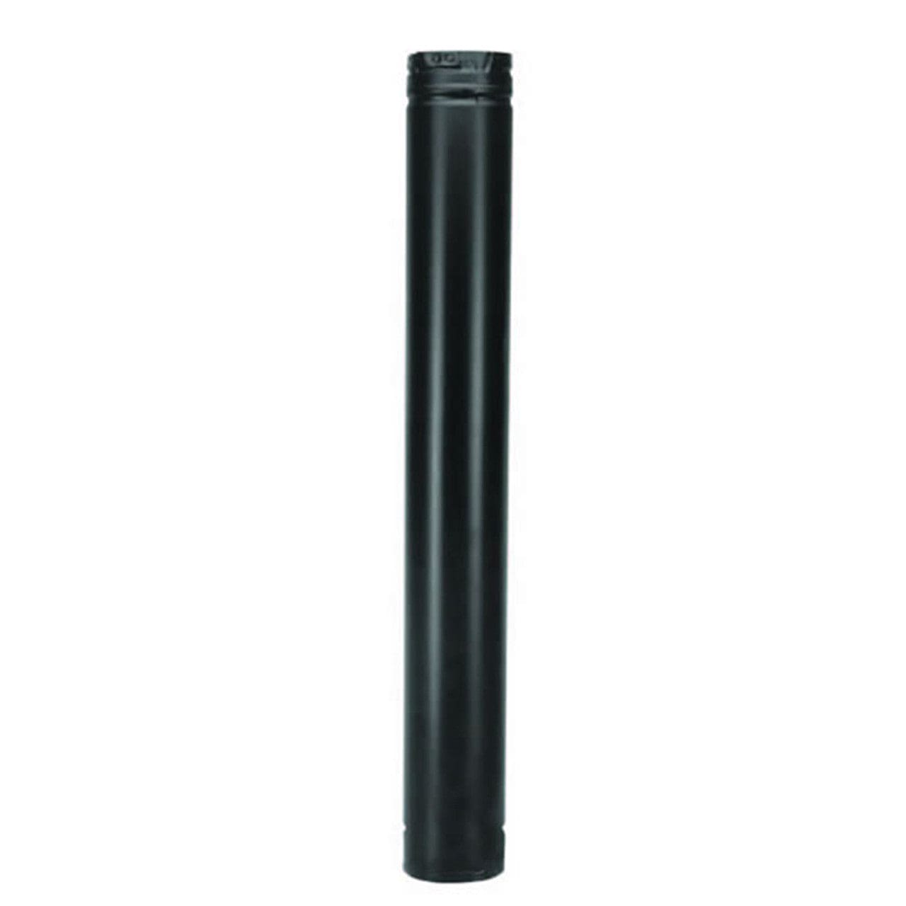 3" DuraVent PelletVent Pro Double-Wall Black 6" Chimney Pipe - 3PVP-06B - Chimney Cricket