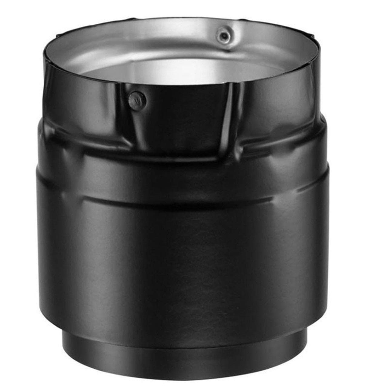 3" PelletVent Pro Black Appliance Adaptor - 3PVP-ADB - Chimney Cricket