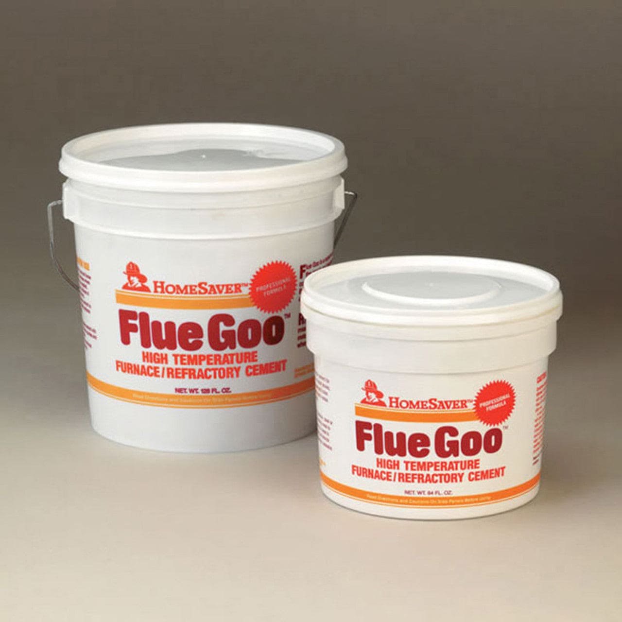 1/2-Gallon Tub Black HomeSaver Pre-Mixed Flue Goo Furnace/Refractory Cement - 3610 - Chimney Cricket