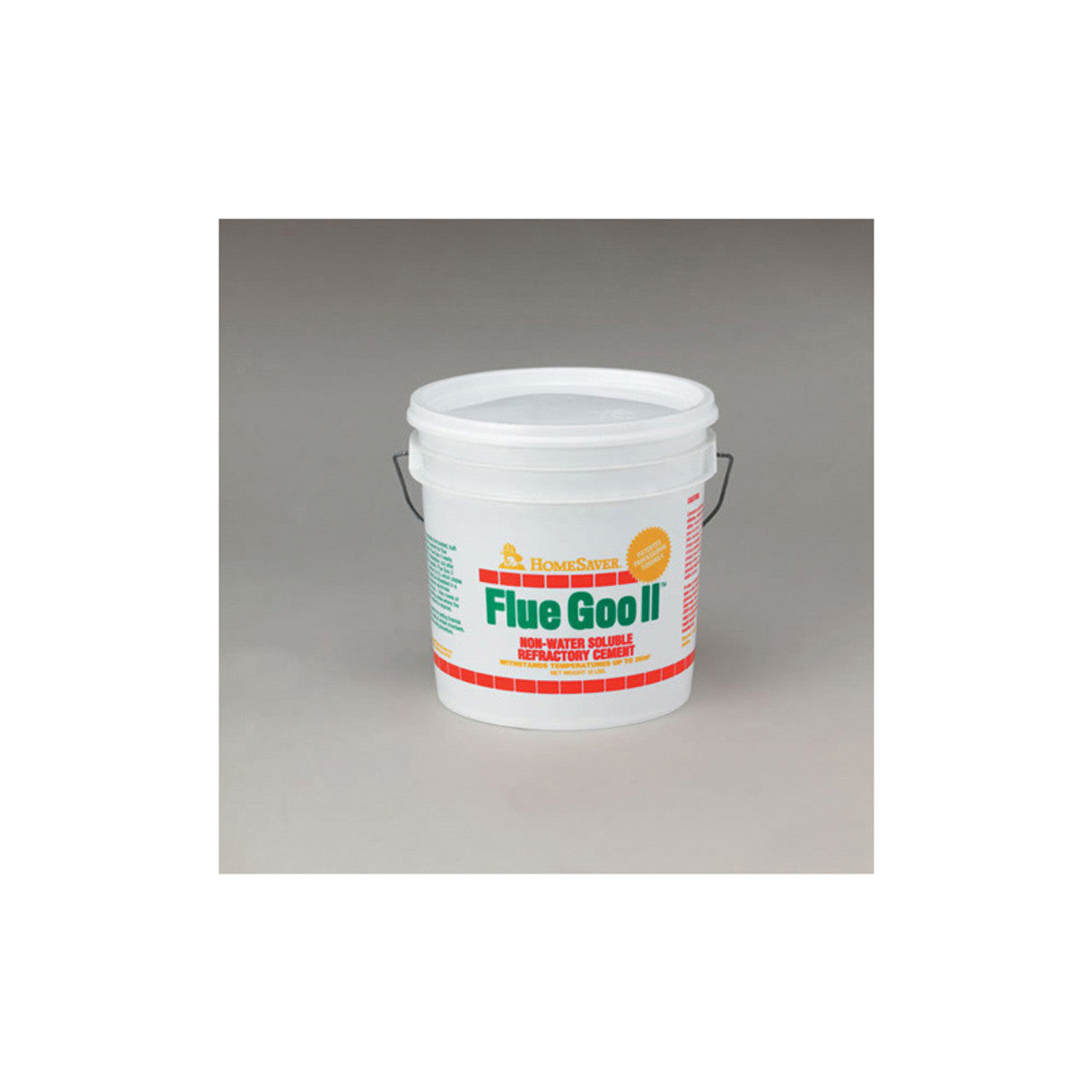 1 Gallon of HomeSaver Flue Goo II Non-Water Soluble Refractory Cement - 3211 - Chimney Cricket