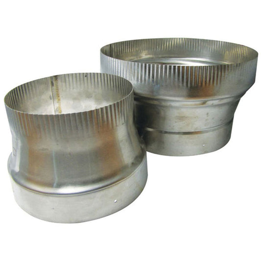 6" to 7" HomeSaver UltraPro/Pro 316L-Alloy Stainless Steel Male to Female Increaser - 4647SS - Chimney Cricket