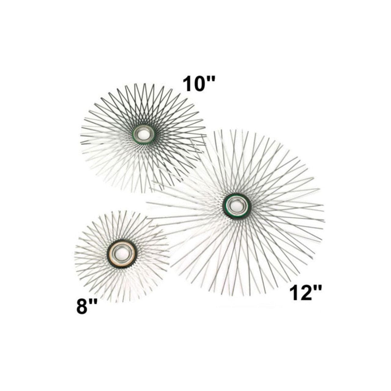 8" Flat Star Wire Brush For Viper Cleaning Systems For 6" Flue - 14120 - Chimney Cricket