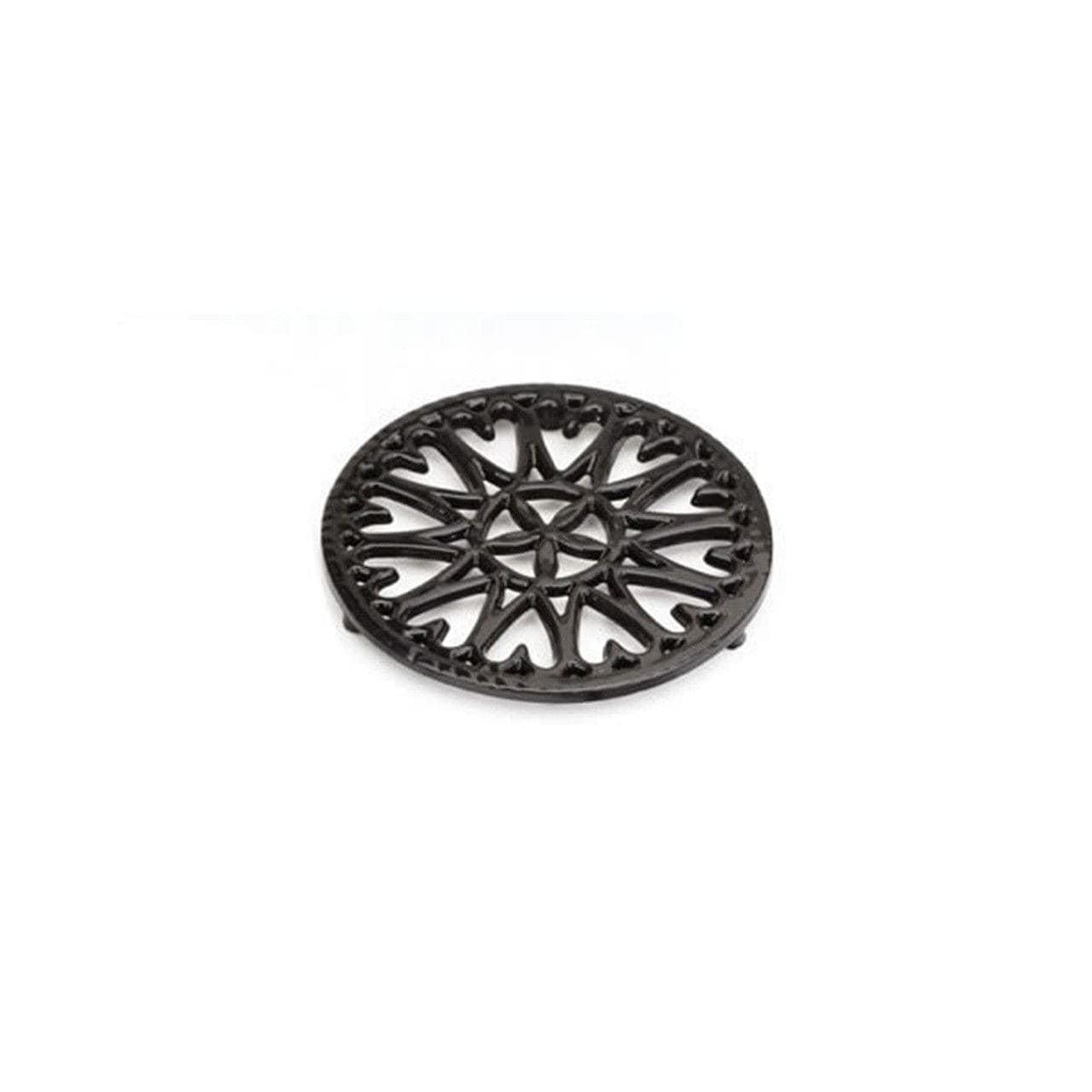 6.5" Black Enamel Trivet - Chimney Cricket