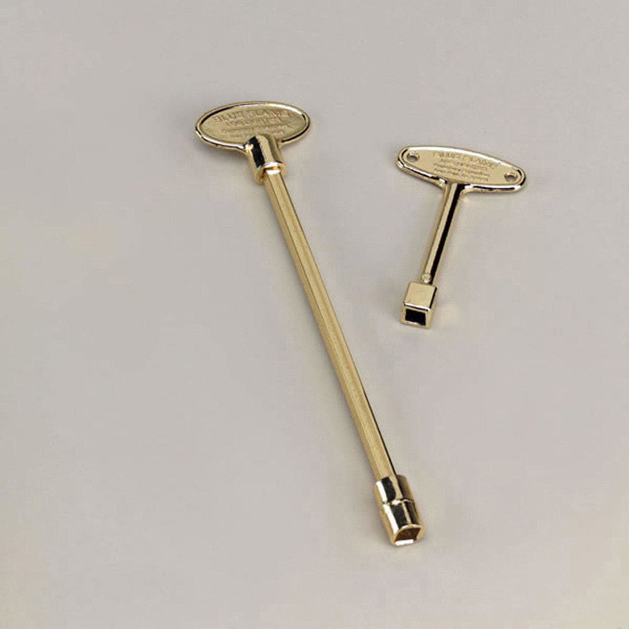 12" Brass Shut-Off Key with 1/4"-5/16" Socket End - NKY.12.BRS - Chimney Cricket