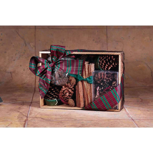 Fire Starter Oak Crate with Color Cones - 10294 - Chimney Cricket