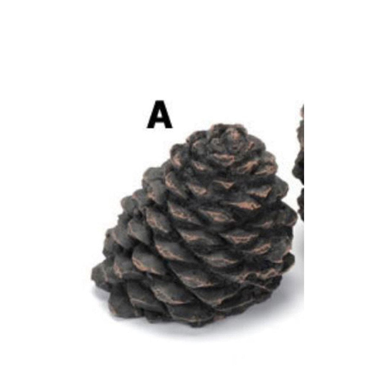 Hargrove Small Slanted Ceramic Pine Cone For Gas Logs - 1203BX - Chimney Cricket