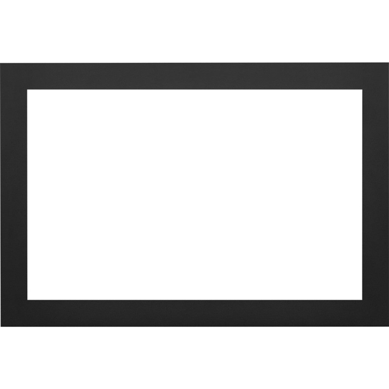 Black Small 4 Sided Faceplate (FOR USE WITH 3-SIDED BACKERPLATE) for OAKVILLE GDIX4N - SBK4F3B4 - Chimney Cricket