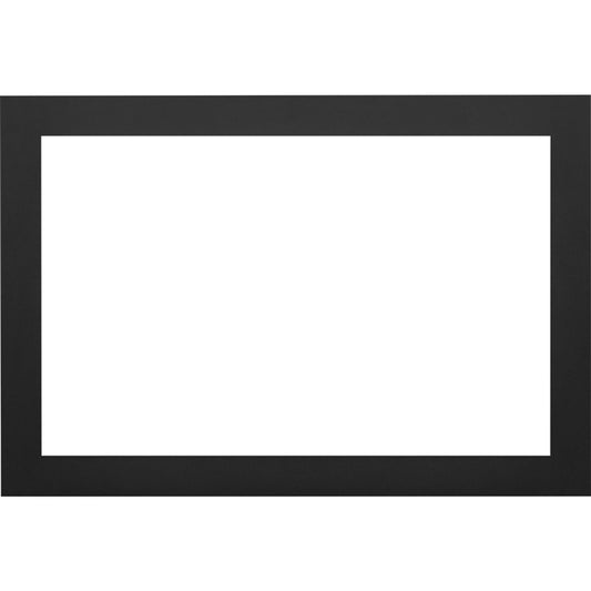 Black Small 4 Sided Faceplate (FOR USE WITH 3-SIDED BACKERPLATE) for OAKVILLE GDIX4N - SBK4F3B4 - Chimney Cricket