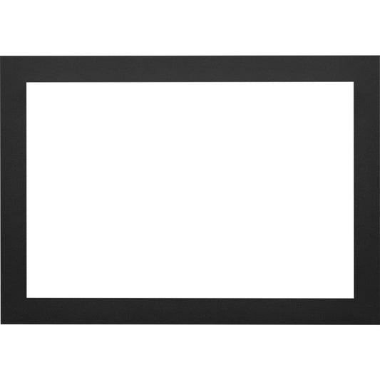 Black Small 4 Sided Faceplate (FOR USE WITH 4-SIDED BACKERPLATE) for OAKVILLE GDIX4N - SBK4F4B4 - Chimney Cricket