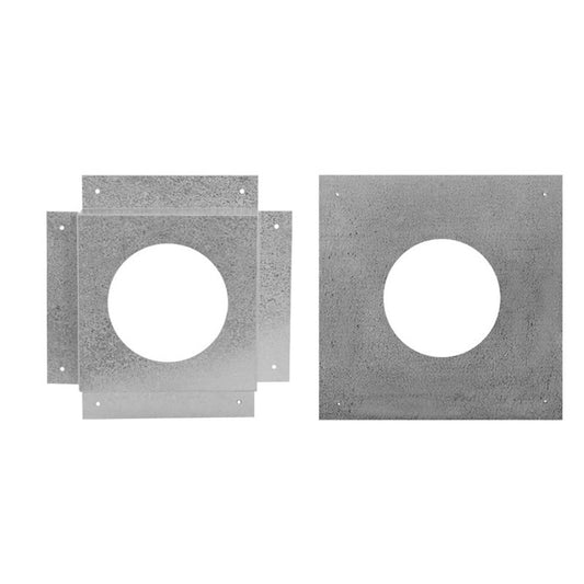 8" Type B Firestop Spacer Square - 8BVFS - Chimney Cricket