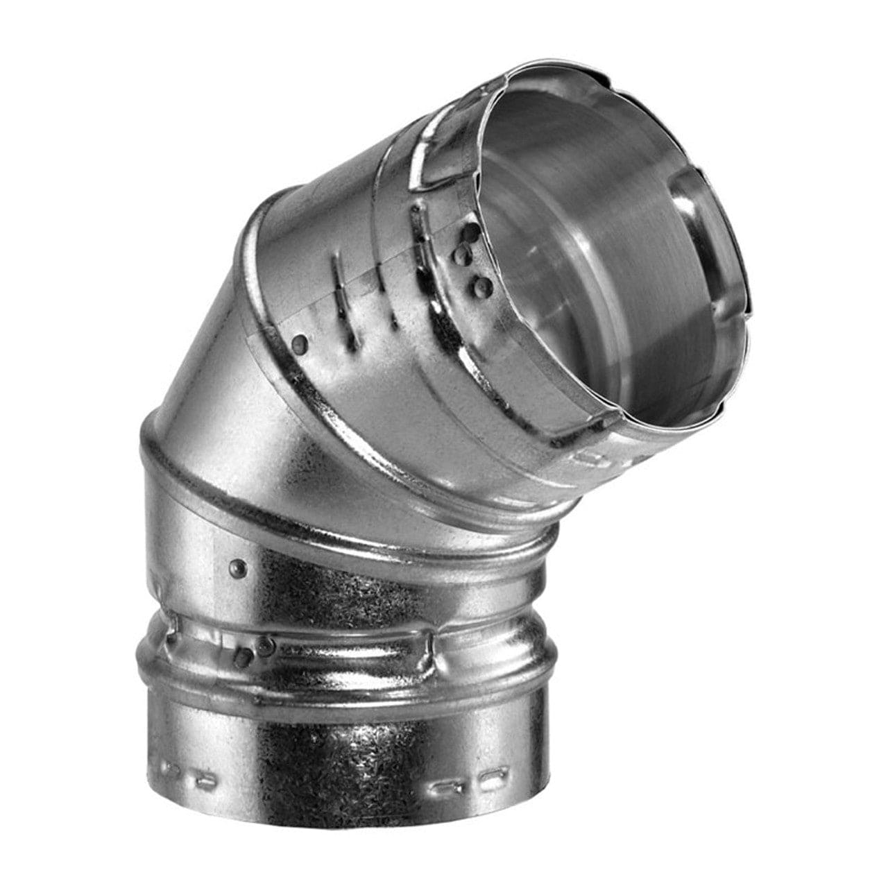 8" Type B Gas Vent 45-Degree Adjustable Elbow - 8BVL45 - Chimney Cricket
