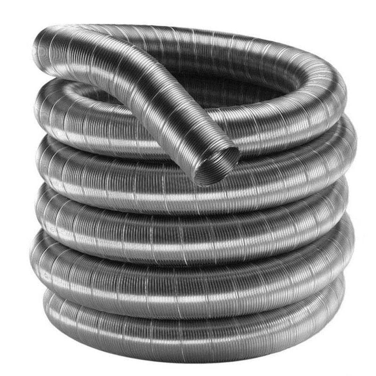 3" X 35' DuraVent DuraFlex Double-Wall Aluminum Chimney Liner - 3DFA-35 - Chimney Cricket