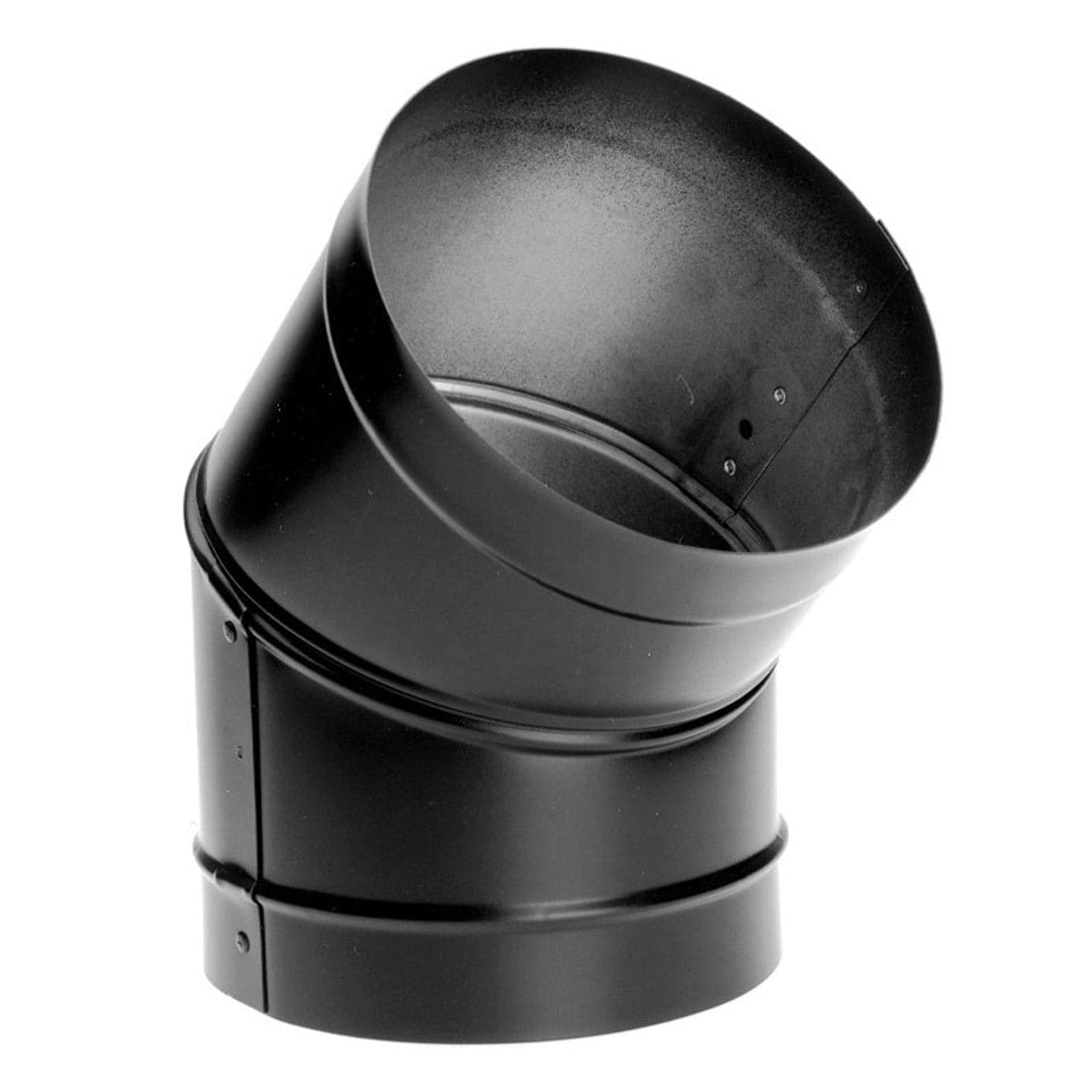 8" DuraVent DuraBlack Adjustable 45-Degree Elbow - 8DBK-E45 - Chimney Cricket