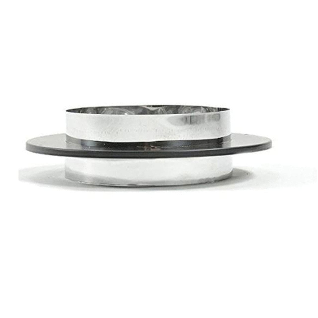 6" DuraVent DuraBlack/DVL Stainless Steel Chimney Adaptor with Trim - 6DVL-ADC - Chimney Cricket