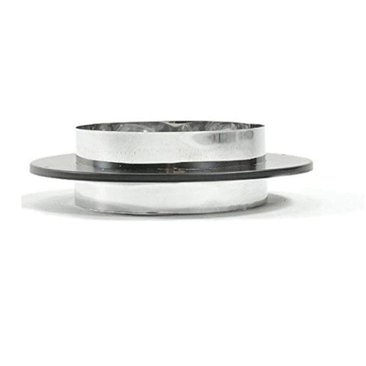 6" DuraVent DuraBlack/DVL Stainless Steel Chimney Adaptor with Trim - 6DVL-ADC - Chimney Cricket