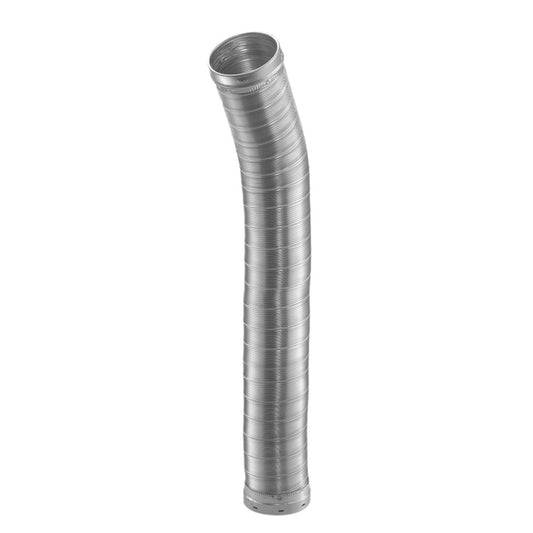 8" x 60" DuraVent DuraLiner 304 Stainless Steel Round Flex Pipe - 8DLR-60F - Chimney Cricket