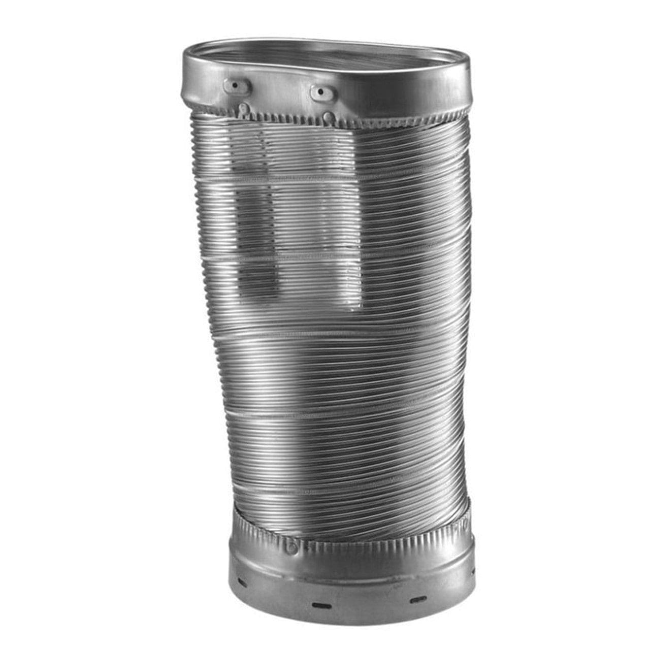 8" X 14" DuraVent DuraLiner 304 Stainless Steel Round-to-Oval Flex Pipe - 8DLR-14ROF - Chimney Cricket