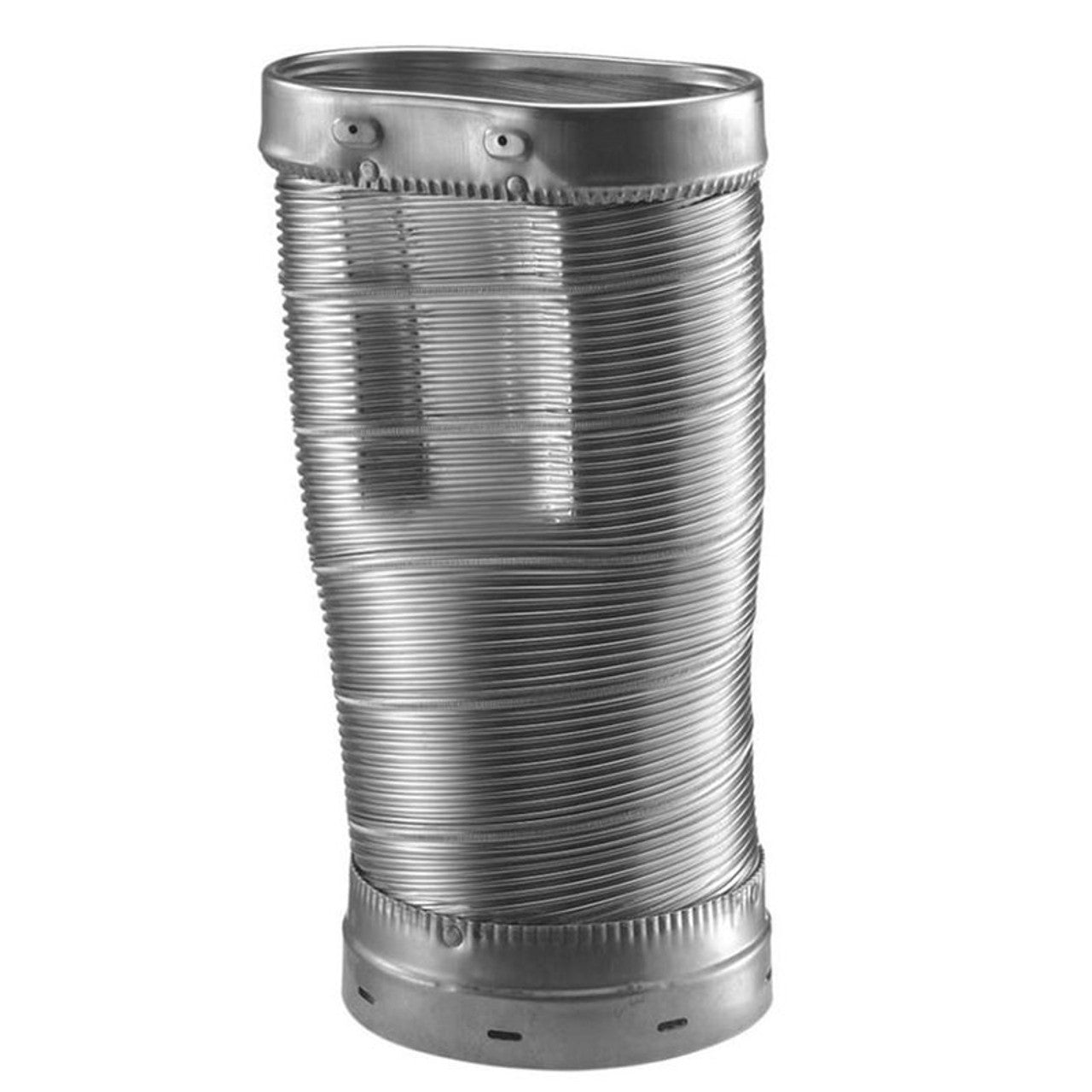 6" X 14" DuraVent DuraLiner 304 Stainless Steel Round-to-Oval Flex Pipe - 6DLR-14ROF - Chimney Cricket