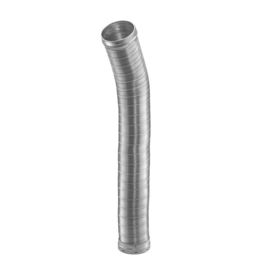 6" x 36" DuraVent DuraLiner 304 Stainless Steel Round Flex Pipe - 6DLR-36F - Chimney Cricket