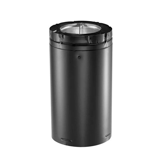4" x 12" DuraVent DirectVent Pro Double-Wall Black Pipe Length - 46DVA-12B - Chimney Cricket