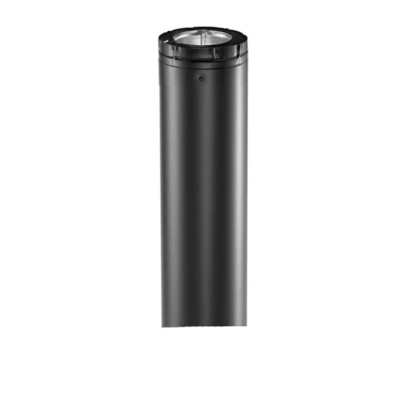 4" x 24" DuraVent DirectVent Pro Double-Wall Black Pipe Length - 46DVA-24B - Chimney Cricket