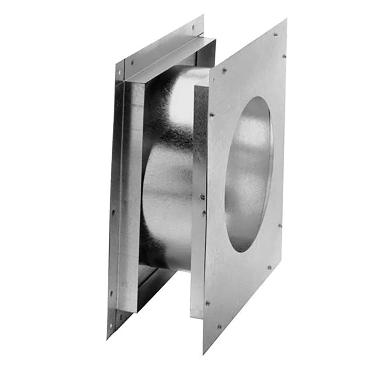 4" DuraVent DirectVent Pro Double-Wall Galvanized Wall Thimble - 46DVA-WT - Chimney Cricket