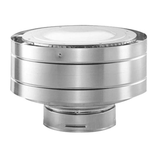 4" DuraVent DirectVent Pro Aluminum Low-Profile Vertical Termination Cap - 46DVA-VC - Chimney Cricket