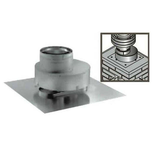 4" DuraVent DirectVent Pro Double-Wall Galvanized Chimney Liner Termination Kit - 46DVA-GK - Chimney Cricket