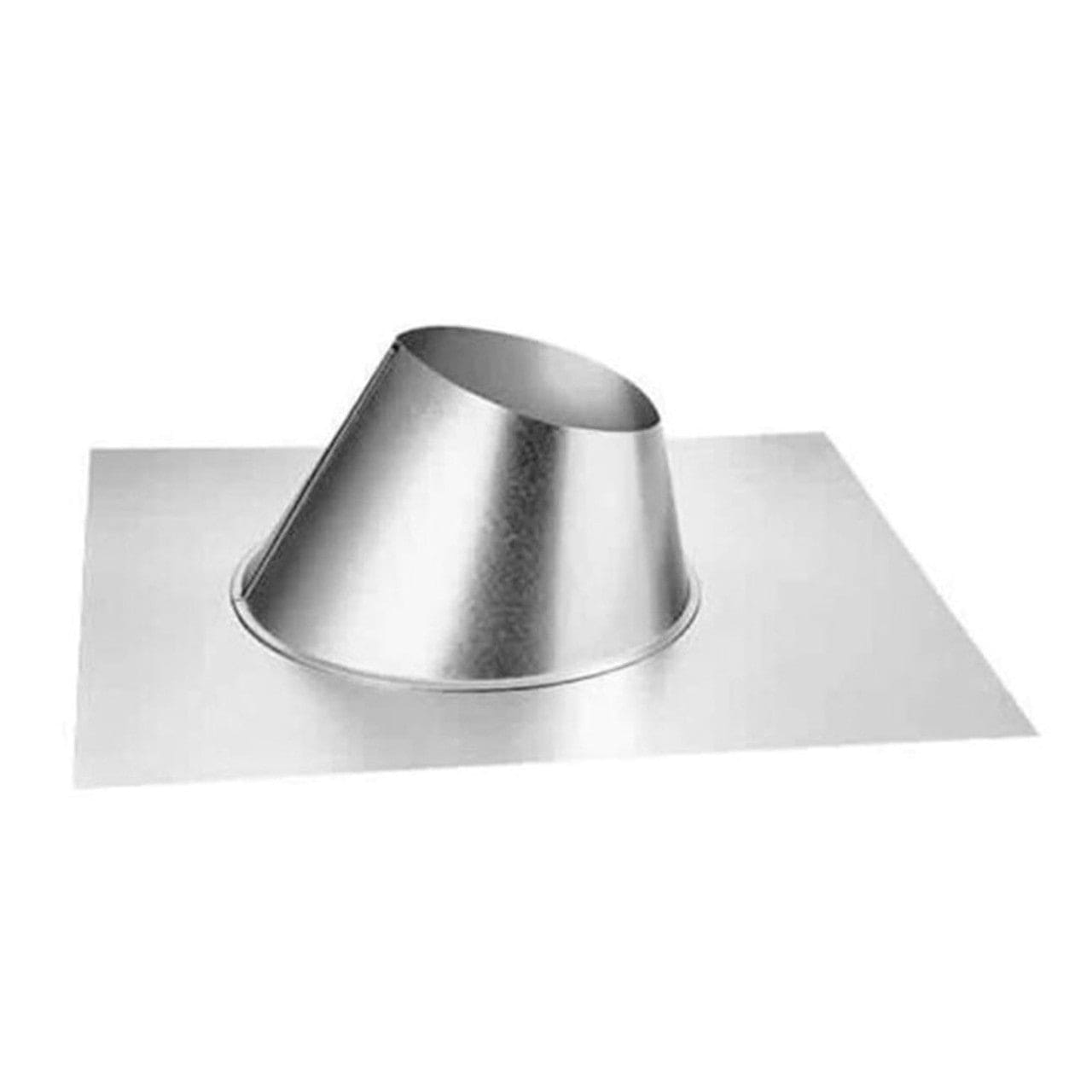 4" DuraVent DirectVent Pro Aluminum Adjustable 0/12-6/12 Roof Flashing - 46DVA-F6DS - Chimney Cricket