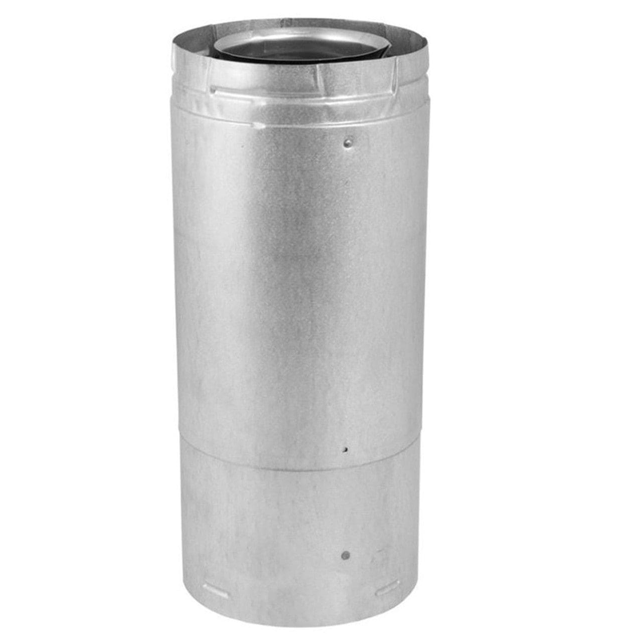 5" DuraVent DirectVent Pro Galvalume 17" - 24" Adjustable Pipe - 58DVA-24TA - Chimney Cricket