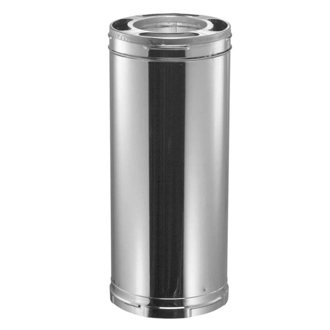 6" x 24" DuraVent DuraPlus Triple-Wall Stainless Steel Chimney Pipe Length - 6DP-24SS - Chimney Cricket