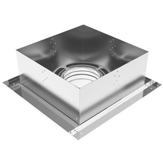 6" DuraVent DuraPlus Flat Ceiling Support Box - 6DP-FCS - Chimney Cricket