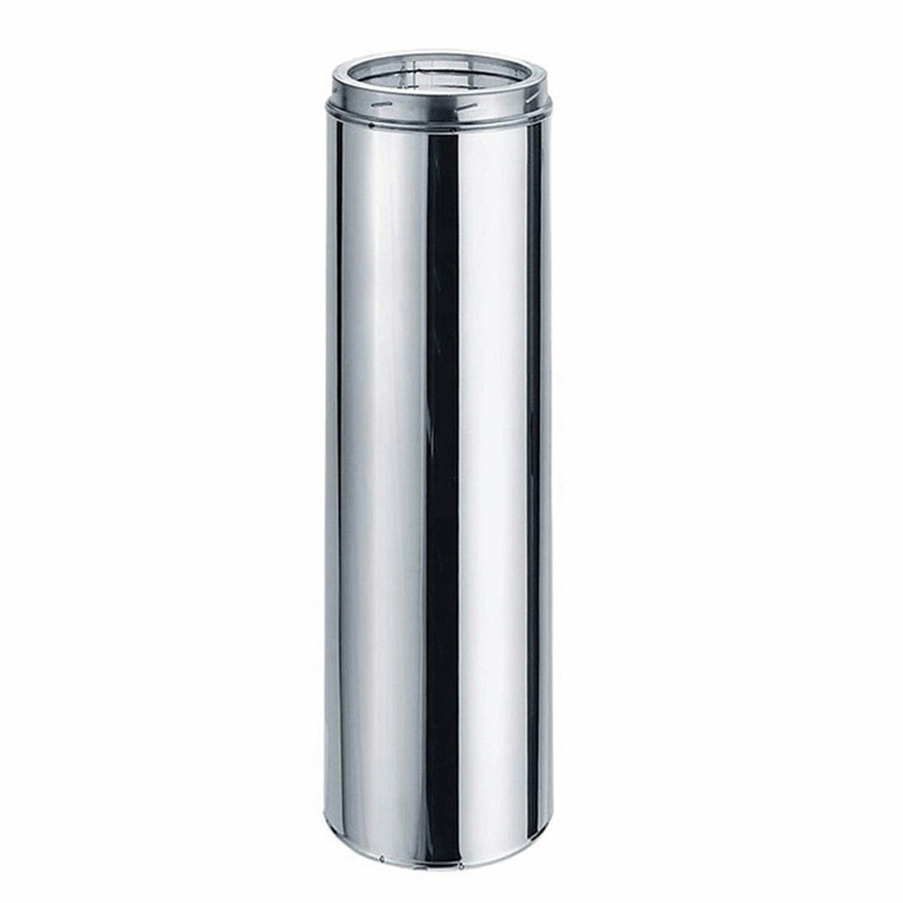 8" x 36" DuraVent DuraPlus Triple-Wall Stainless Steel Chimney Pipe Length - 8DP-36SSCF - Chimney Cricket