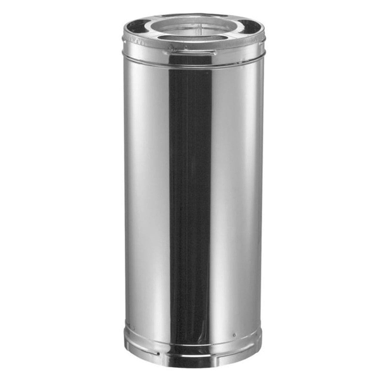 8" x 24" DuraVent DuraPlus Triple-Wall Stainless Steel Chimney Pipe Length - 8DP-24SSCF - Chimney Cricket