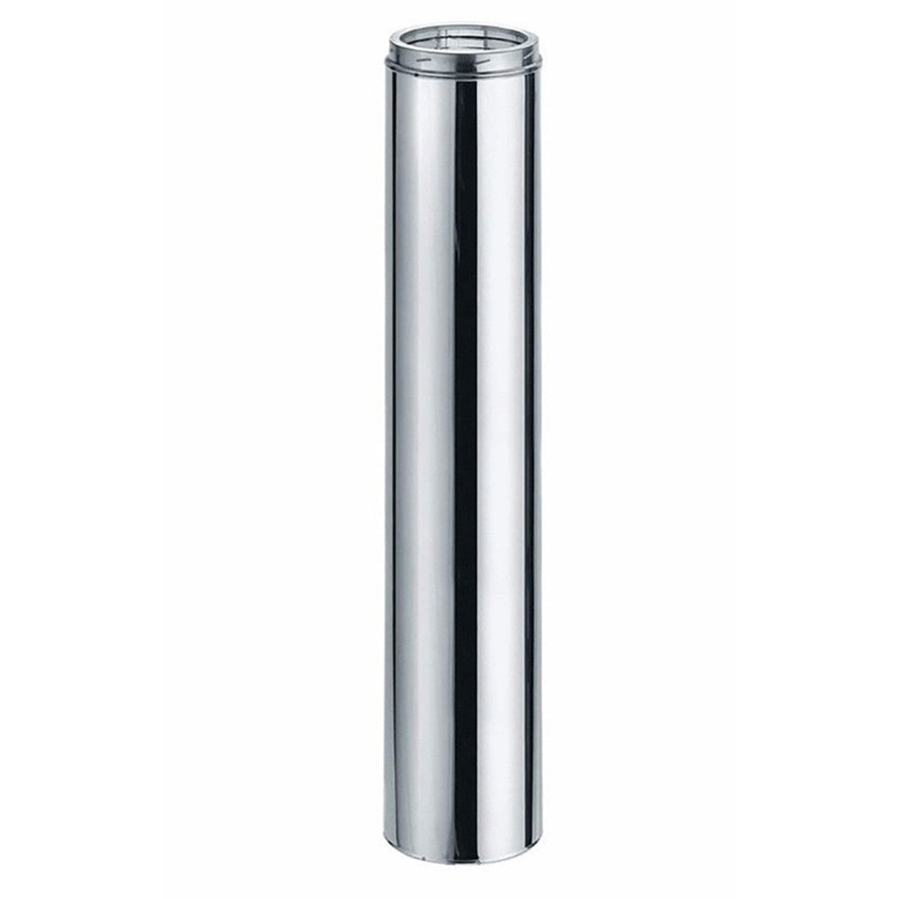 5" x 48" DuraVent DuraTech Factory-Built Double-Wall Stainless Steel Chimney Pipe - 5DT-48SS - Chimney Cricket