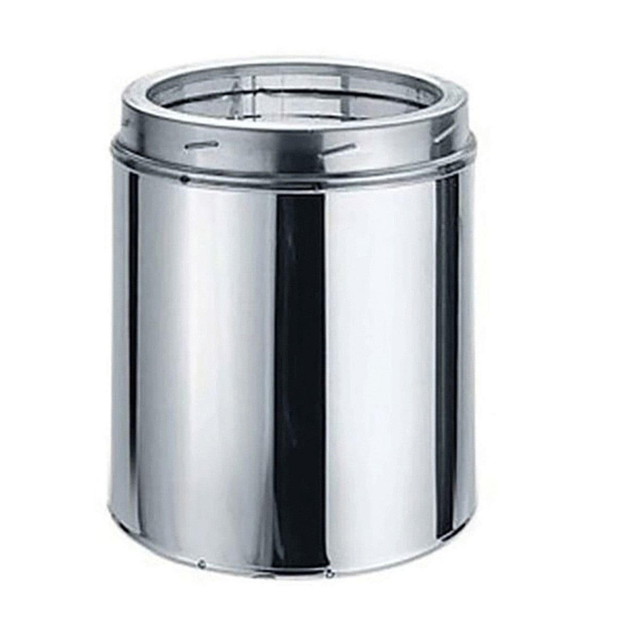 6" x 6" Duravent DuraTech Factory-Built Double-Wall Stainless Steel Chimney Pipe - 6DT-06SS - Chimney Cricket