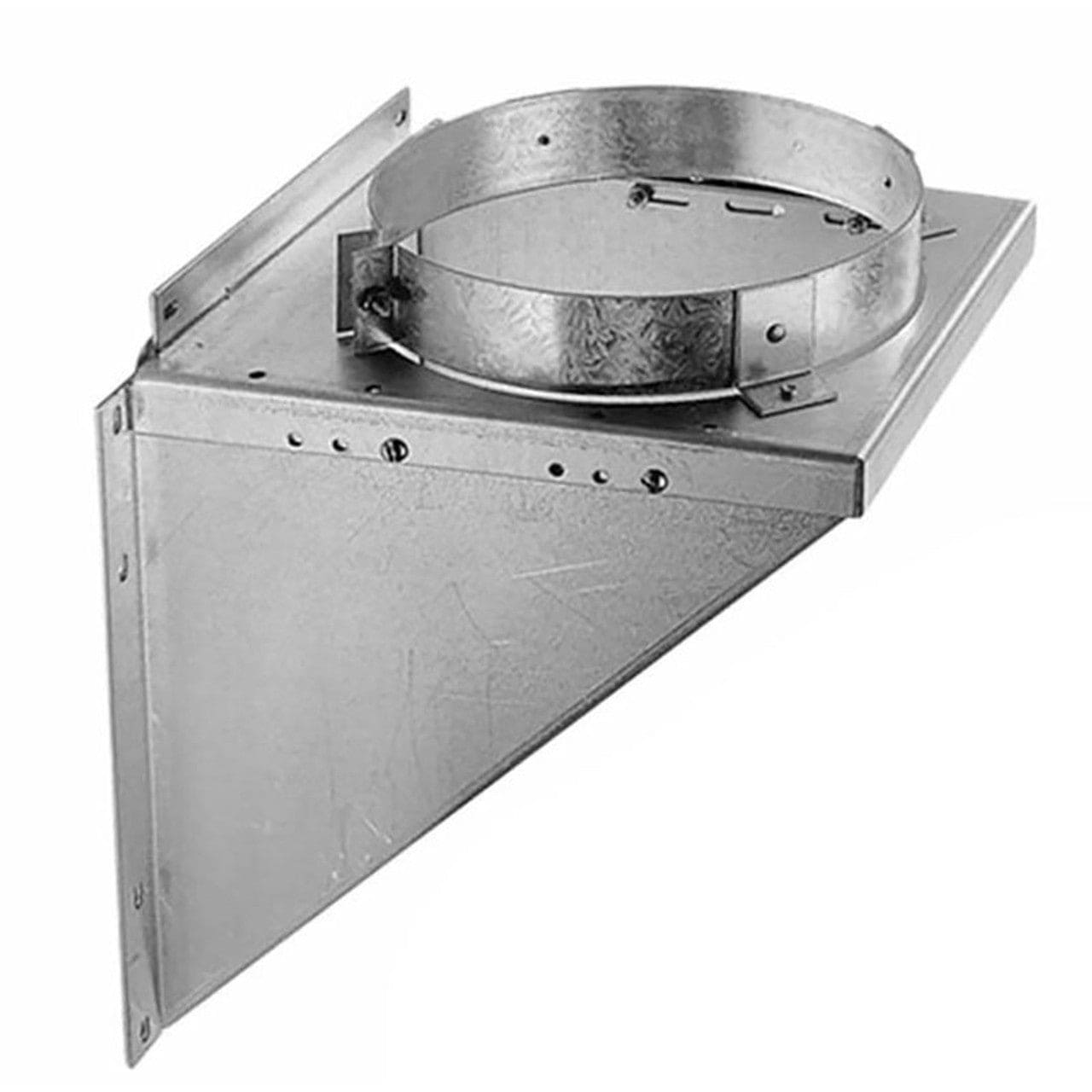 6" DuraVent DuraTech Galvalume Tee Support - 6DT-TSB - Chimney Cricket