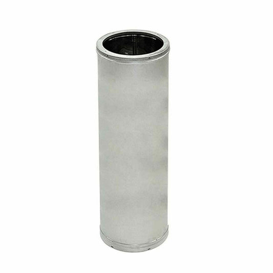 10" DuraVent DuraTech Factory Built Double-Wall Galvalume 36" Long Chimney Pipe - 10DT-36CF - Chimney Cricket