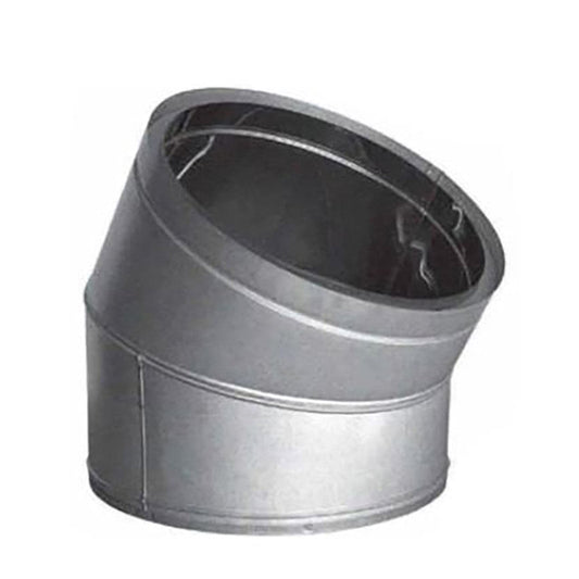 10" DuraVent DuraTech Double-Wall Galvanized Chimney Pipe 30-Degree Elbow - 10DT-E30 - Chimney Cricket