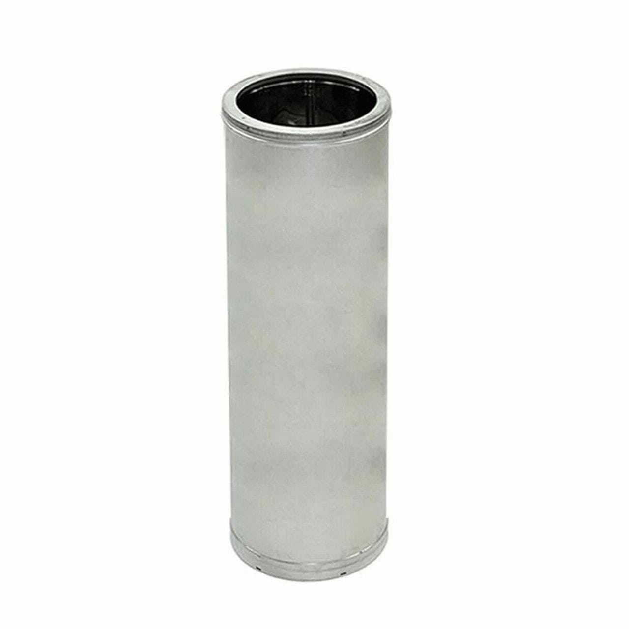 12" x 36" DuraVent DuraChimney II Double-Wall Galvanized Steel Pipe Length - 12DT-36 - Chimney Cricket