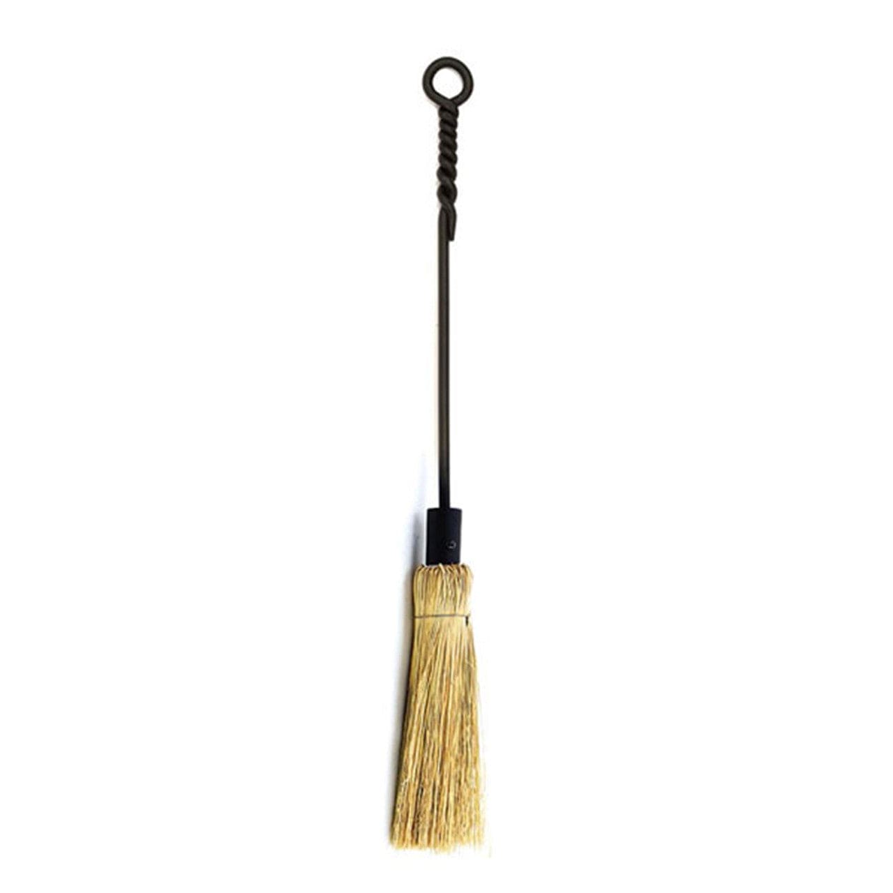 Minuteman 28" Wrought Iron Twisted Rope Design Broom - WR-02B - Chimney Cricket