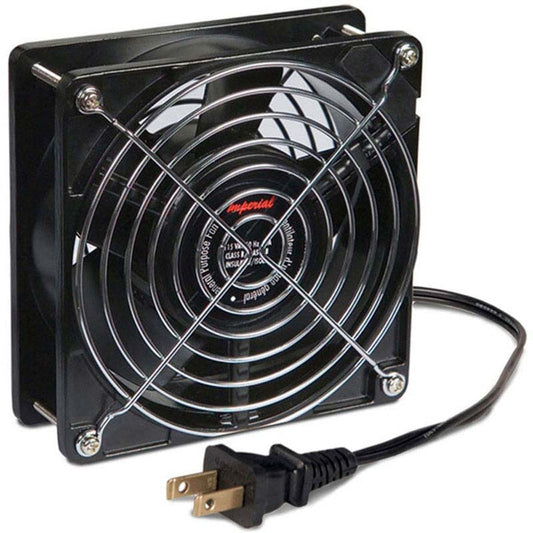 5" X 5" Extra-Quiet Black Circulator Fan - KK0151 - Chimney Cricket