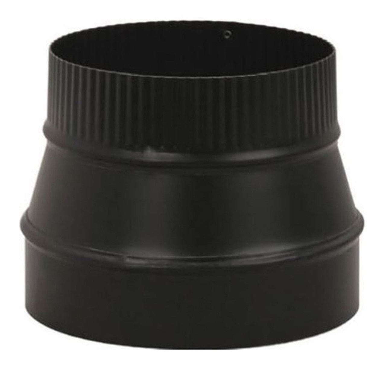 7" to 8" Snap-Lock Black Stove Pipe Increaser - BM0080 - Chimney Cricket