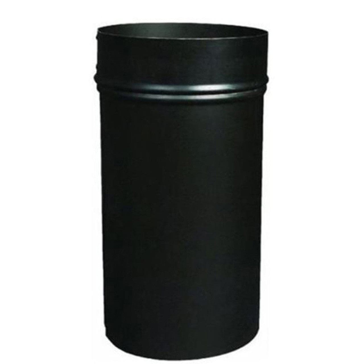6" x 11-1/2" Snap-Lock Black Adjustable 3" to 9" Slip Connector - BM0042 - Chimney Cricket
