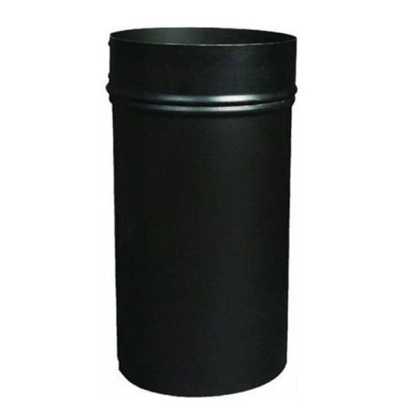 8" x 111/2" Snap-Lock Black Adjustable 3" to 9" Slip Connector - BM0044 - Chimney Cricket