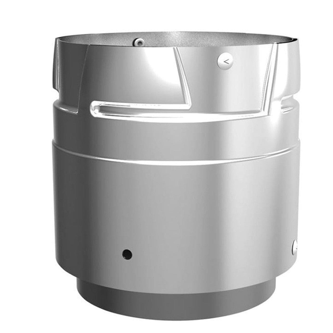 4" PelletVent Pro Male Flex Adaptor - 4PVP-ADFM - Chimney Cricket